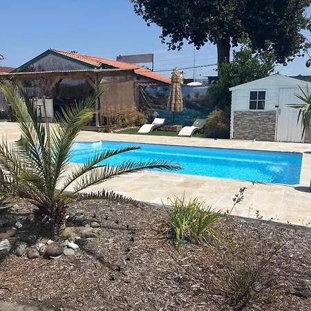 Maisonnette Climatisee Avec Piscine Et A 6mn Holiday home Labenne